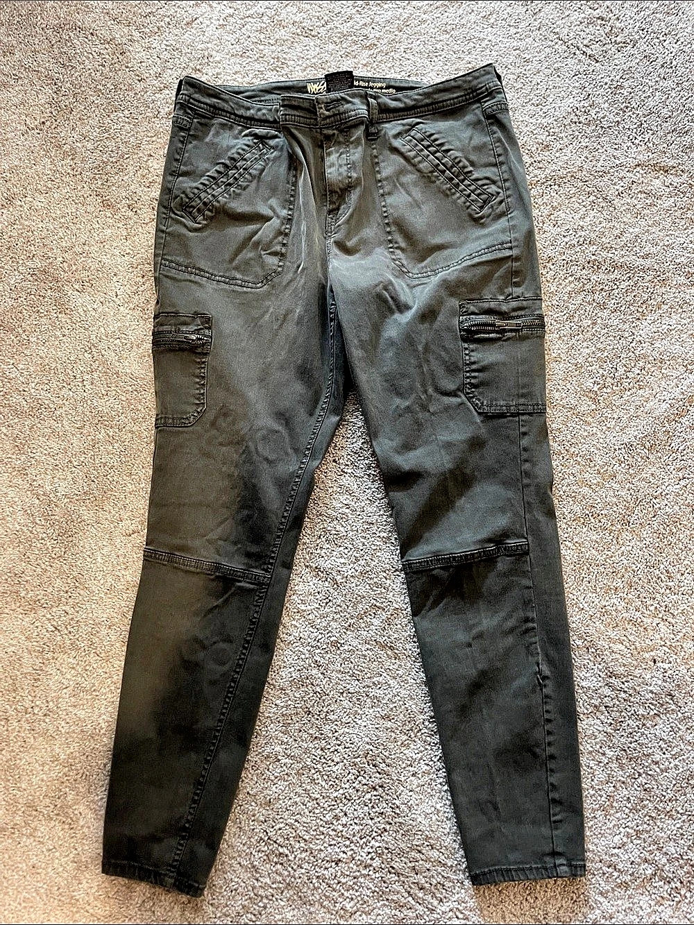 Wax Jean Mid-Rise Jegging Black Jeggings Waist 12/31
